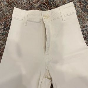 Zara white flares size 2 pants